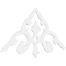 Ekena Millwork Pitch Whitman Architectural Grade PVC Gable Pediment, 72"W x 33"H x 1"P (11/12) GPP072X033X100WHI - alternate 1